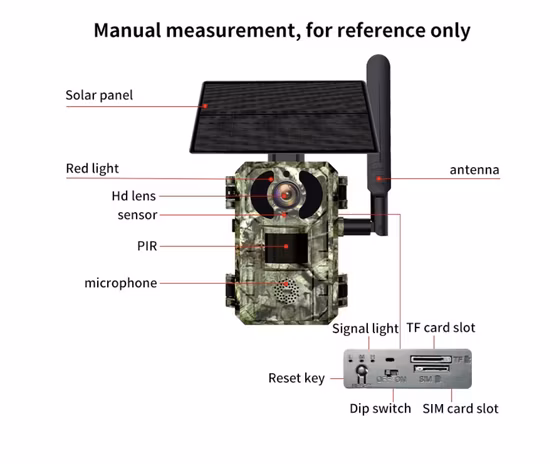 Камера для охоты на дикую природу, 2,7K H. 265, 24 МП, 4G LTE, с поддержкой функции обнаружения, просмотр потоковой передачи в реальном времени